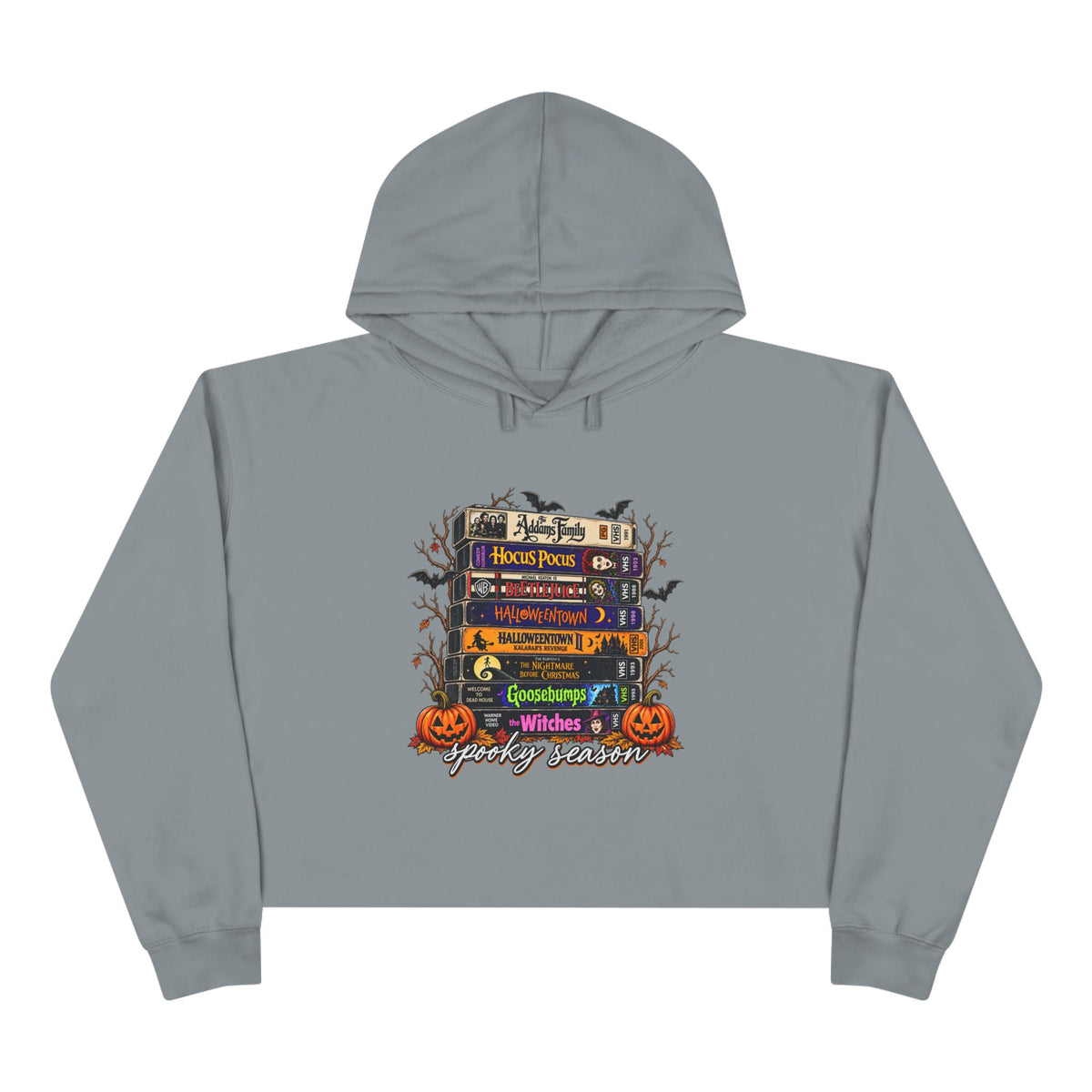 Spooky season Crop Hoodie