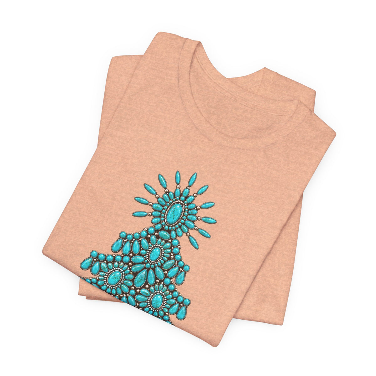 Turquoise Conch Christmas tree Short Sleeve Tee