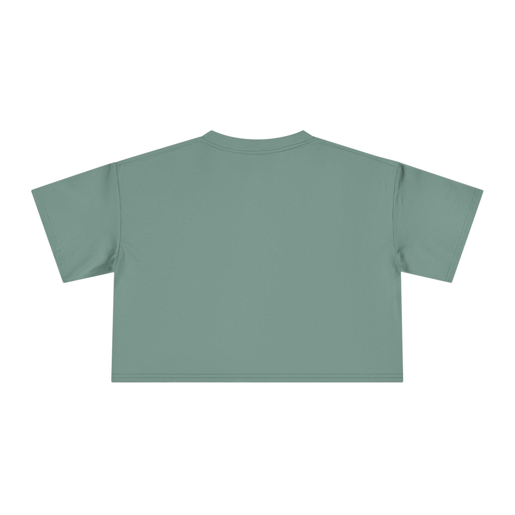 T-Bird Embossed Leather Cropped Tee