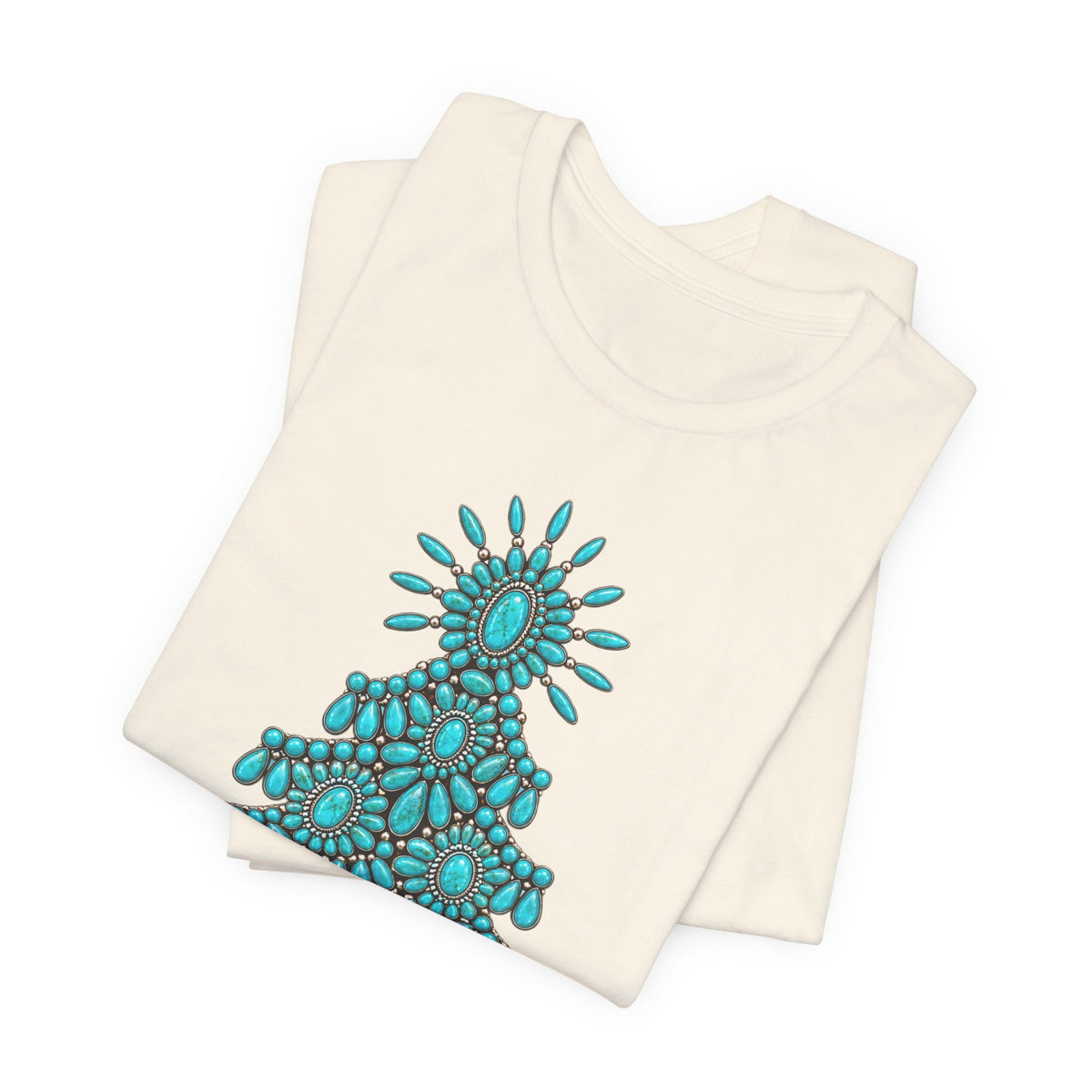 Turquoise Conch Christmas tree Short Sleeve Tee