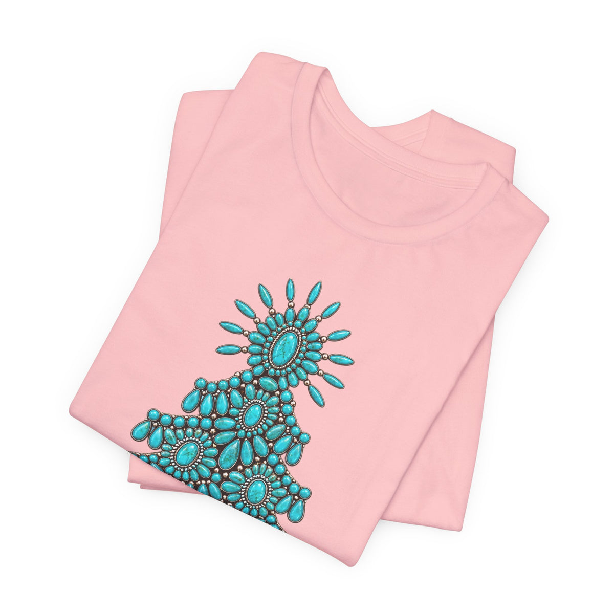Turquoise Conch Christmas tree Short Sleeve Tee
