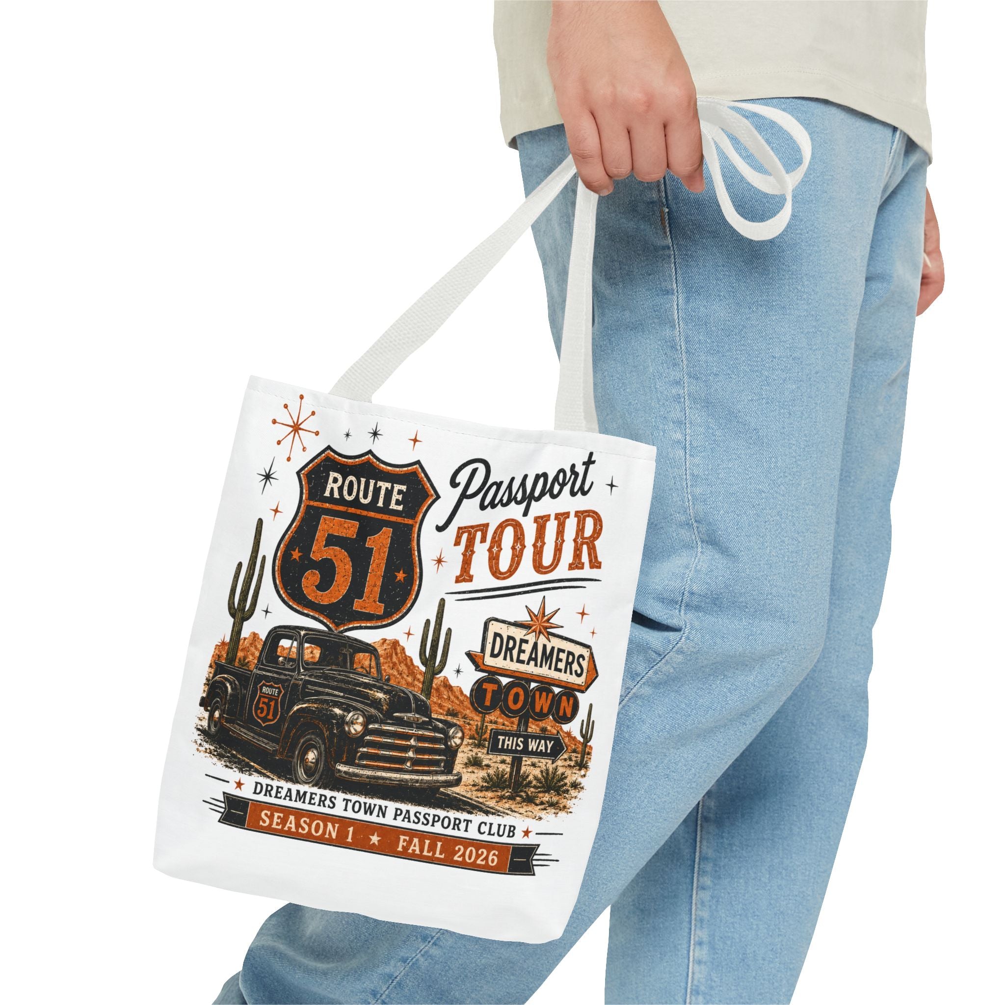 Route 51 Passport Tour Tote Bag (AOP)