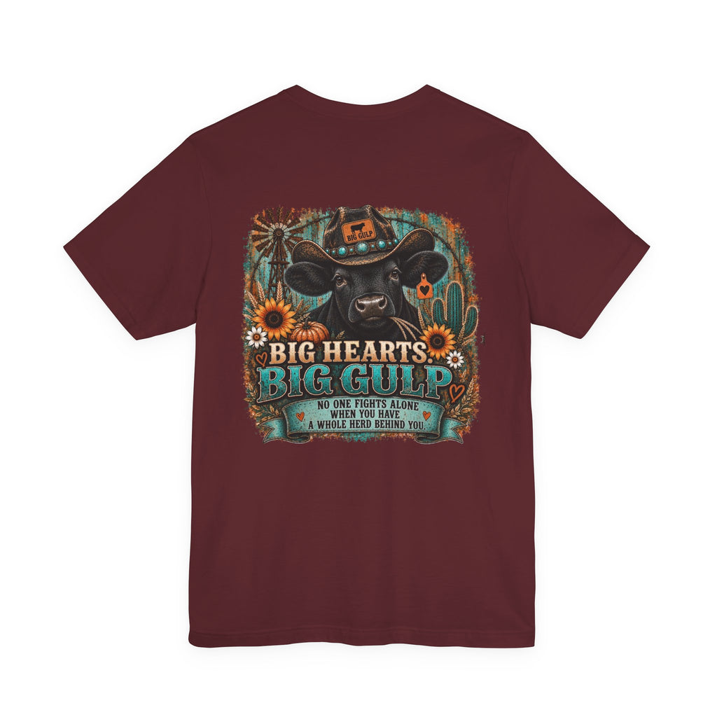 “Big Gulp Benefit” Short Sleeve Tee