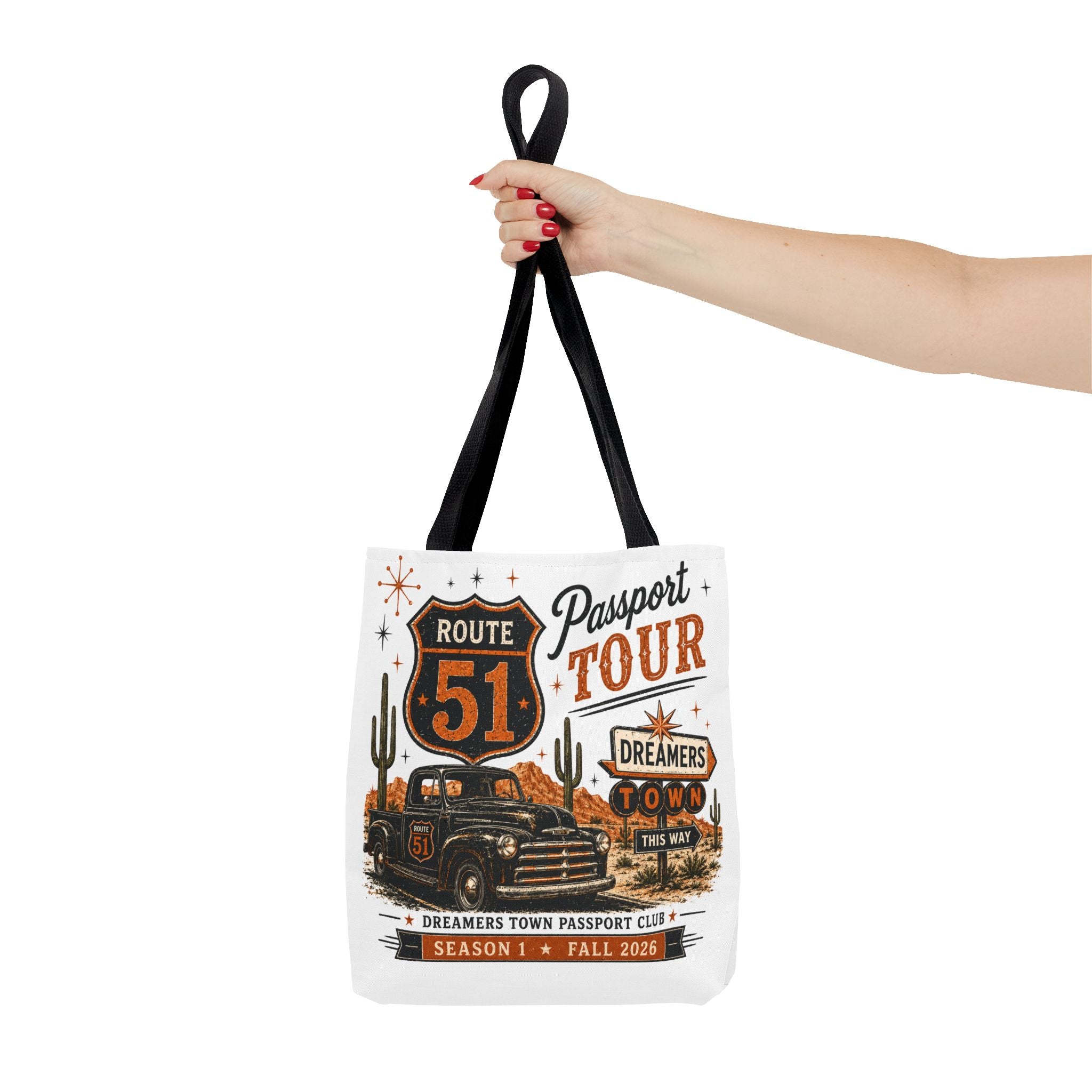 Route 51 Passport Tour Tote Bag (AOP)