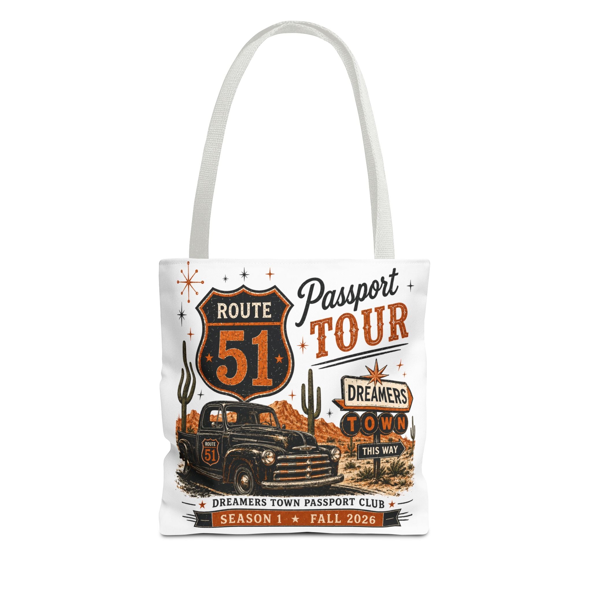 Route 51 Passport Tour Tote Bag (AOP)