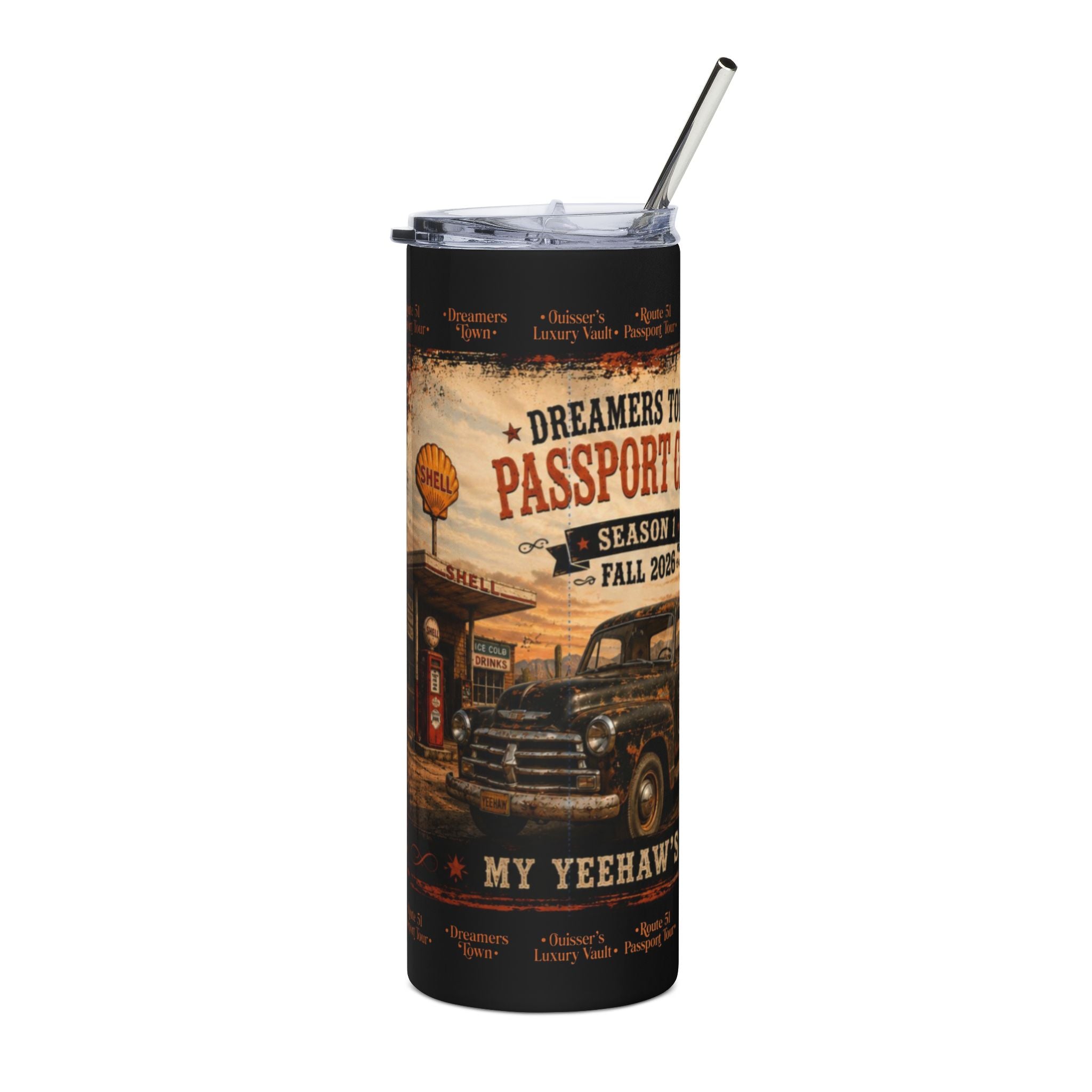 Dreamers Town Stainless Steel Tumbler, 20oz
