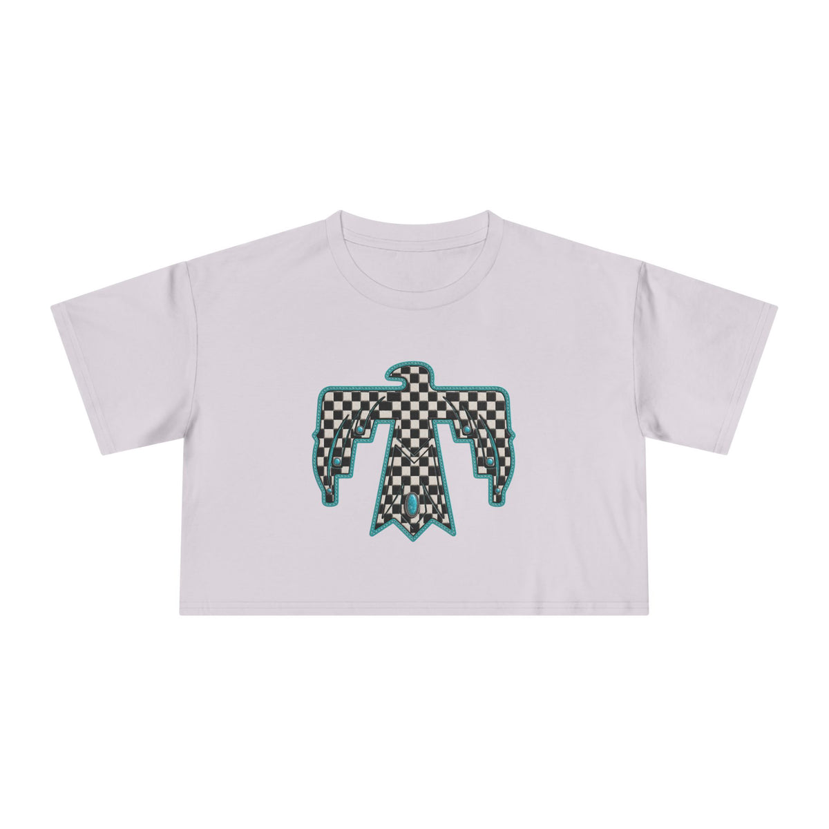 T-Bird checkered cropped T