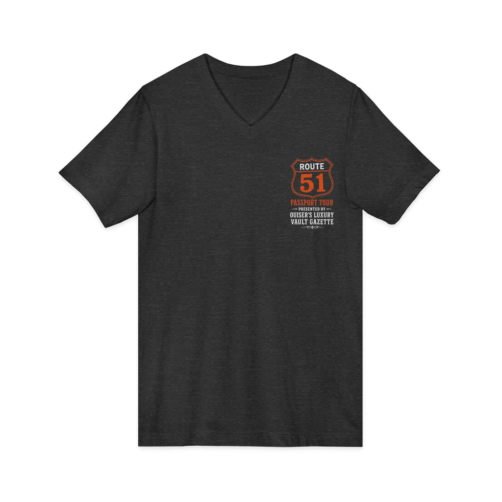 Unisex Jersey Short Sleeve V-Neck Tee