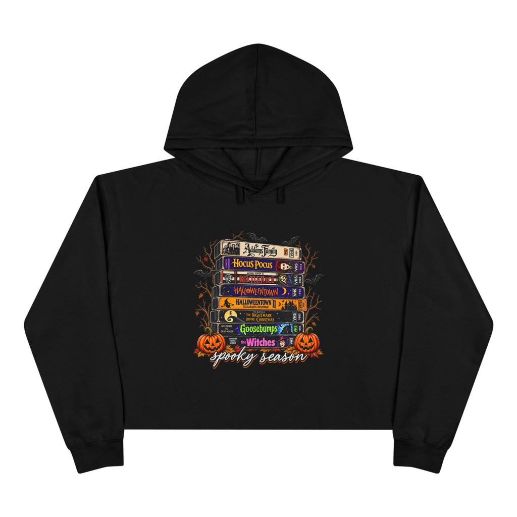 Spooky season Crop Hoodie