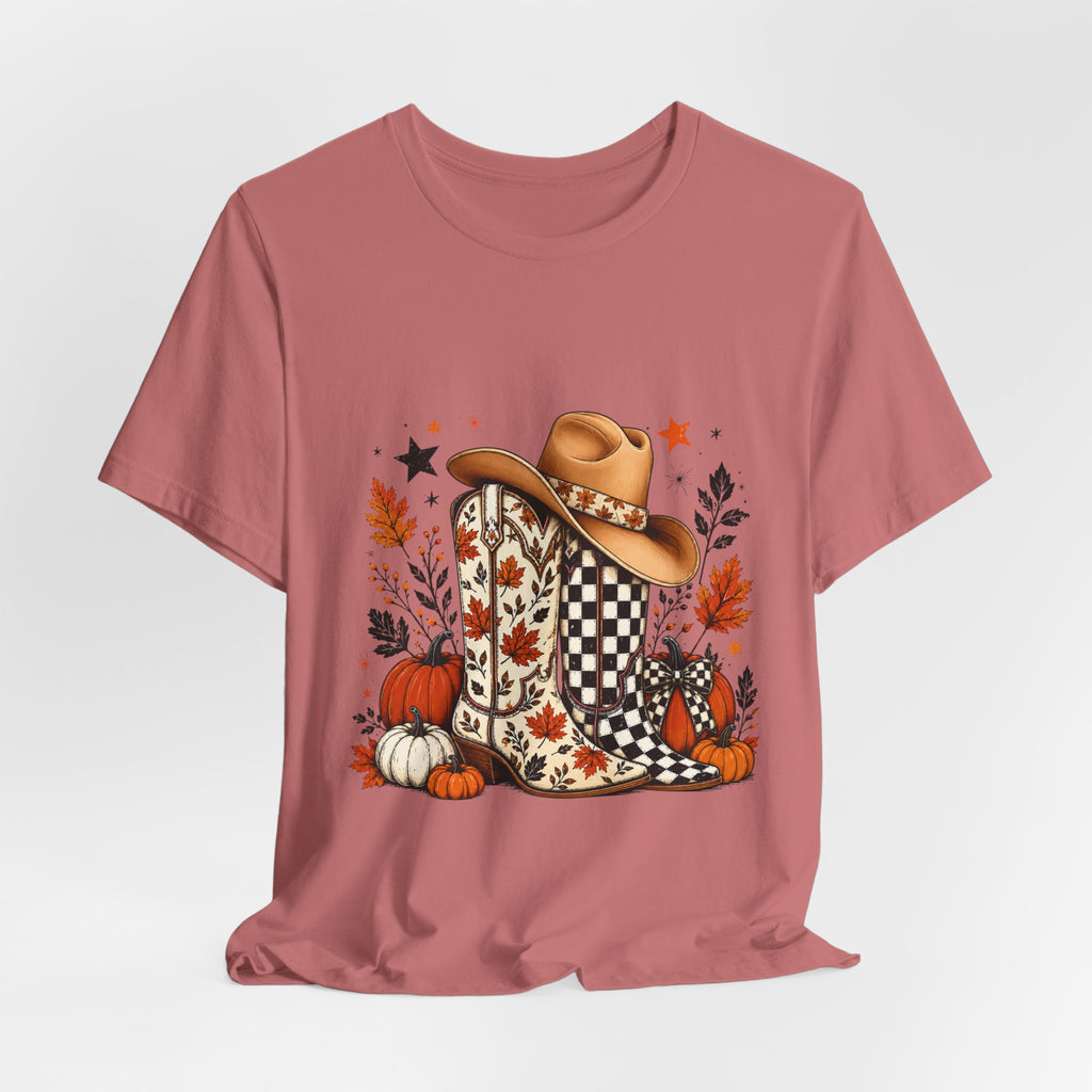 Fall boots Sleeve Tee