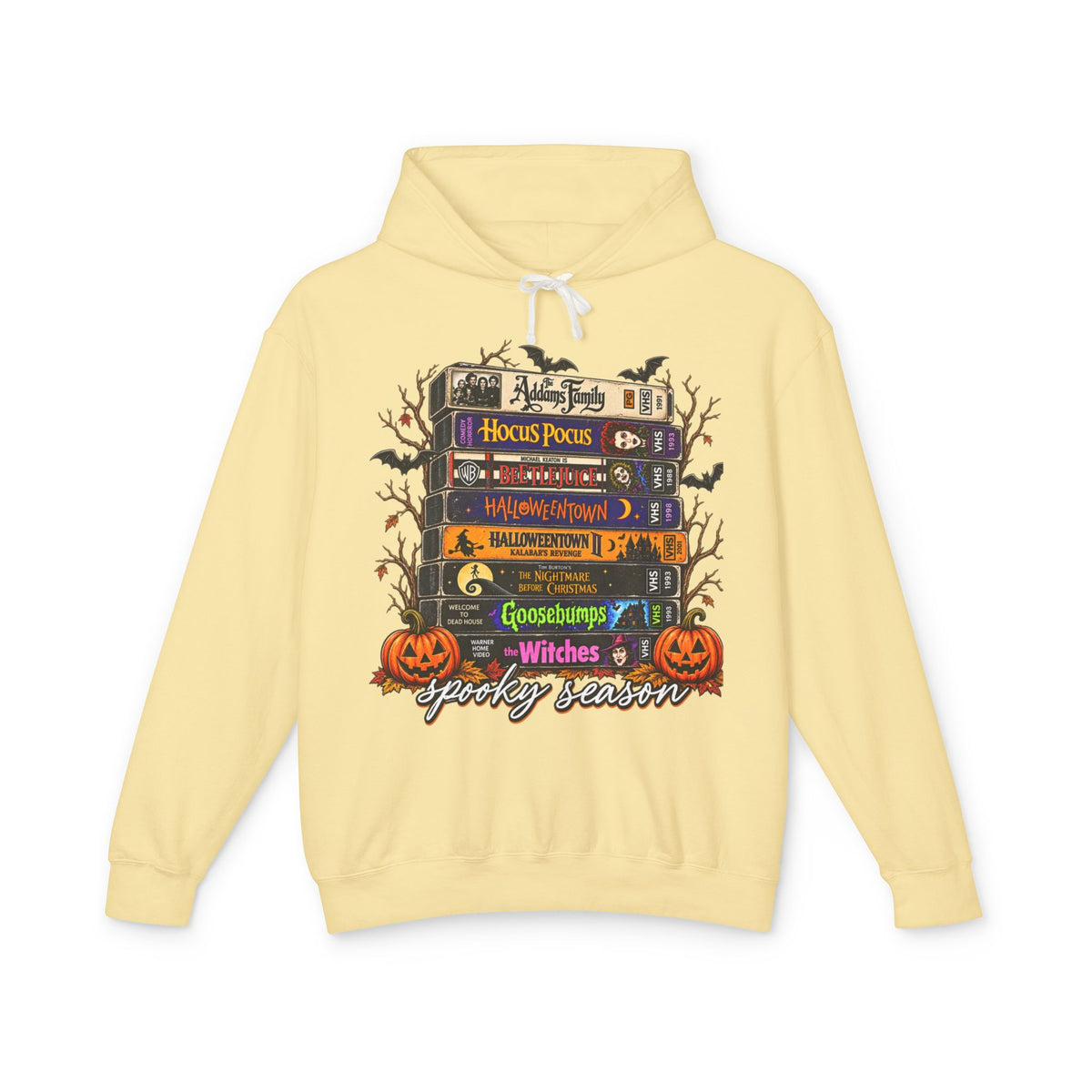 Spooky season Lightweight Hooded Sweatshirt
