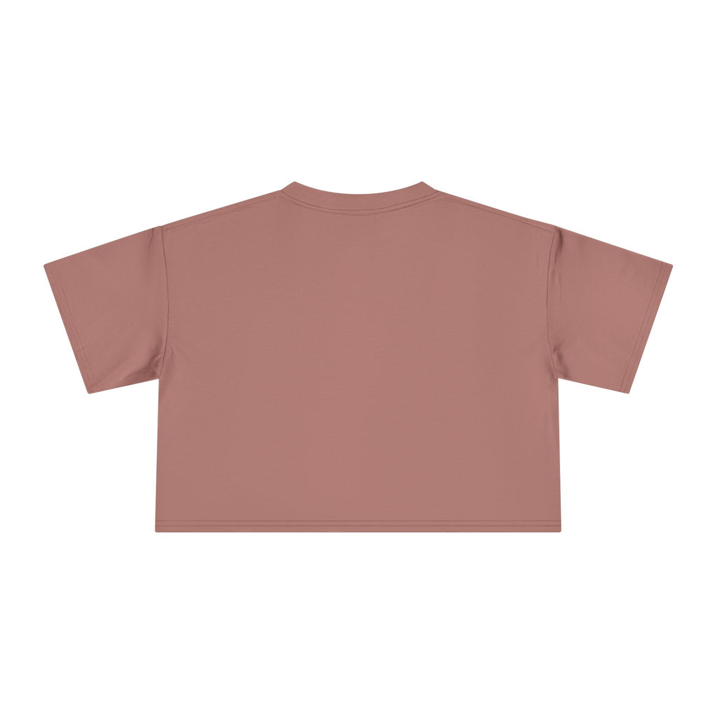 T-Bird Embossed Leather Cropped Tee