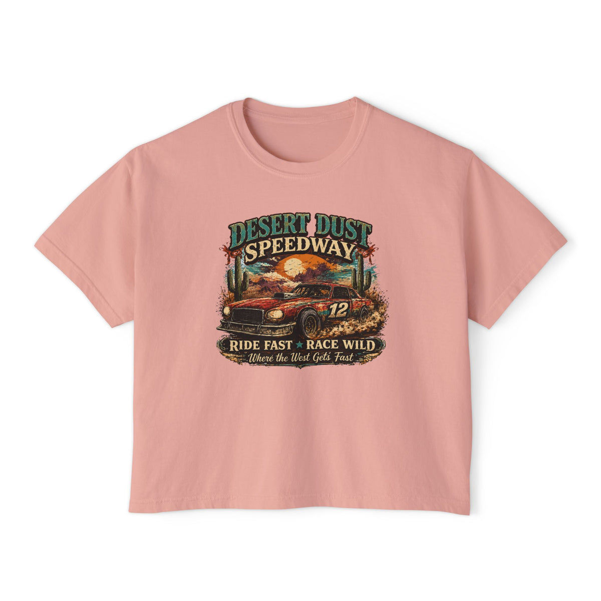 Desert Dust SpeedwayWomen's Boxy Tee