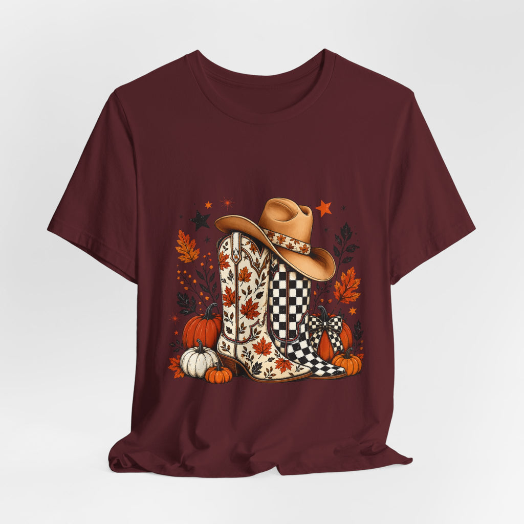 Fall boots Sleeve Tee