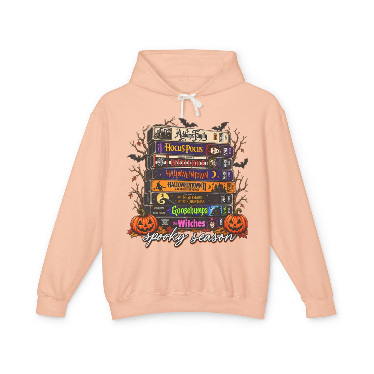 Spooky season Lightweight Hooded Sweatshirt