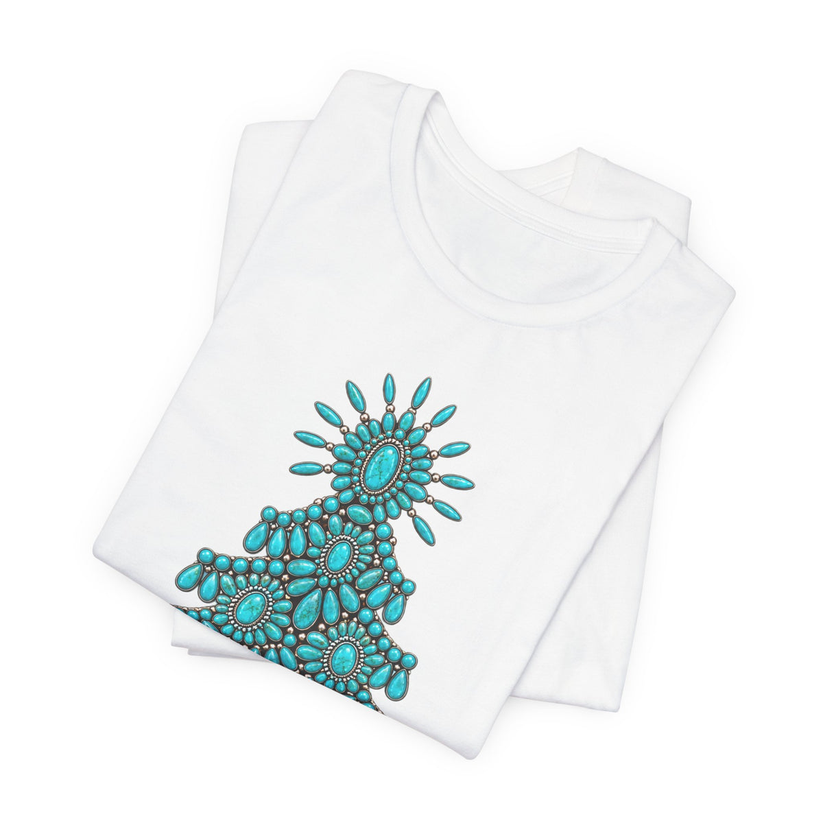 Turquoise Conch Christmas tree Short Sleeve Tee