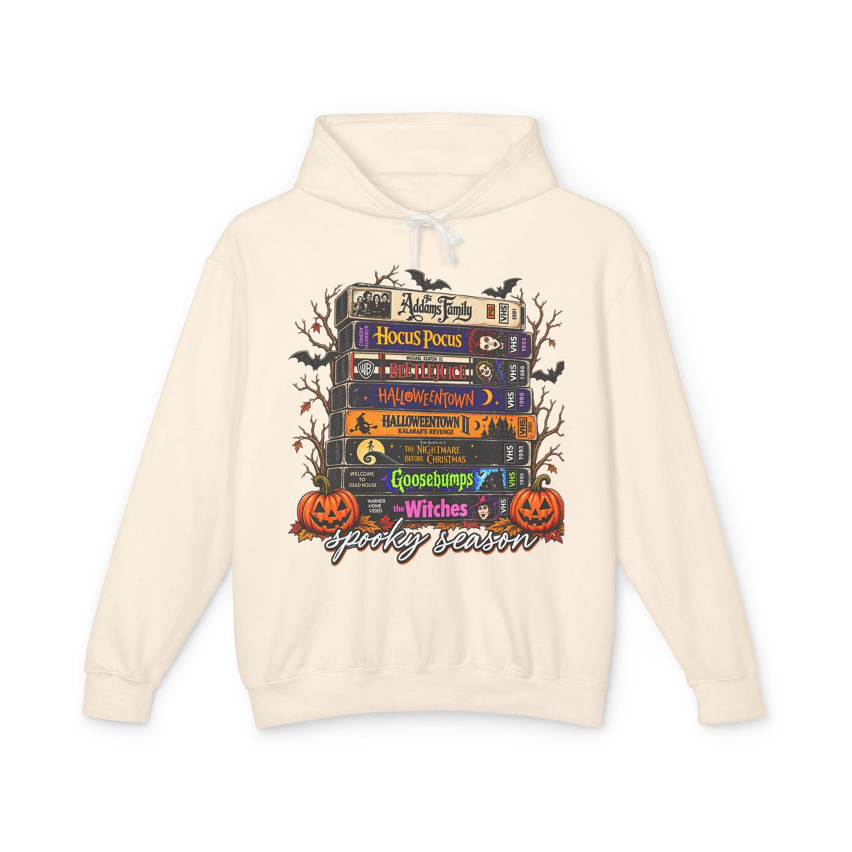 Spooky season Lightweight Hooded Sweatshirt