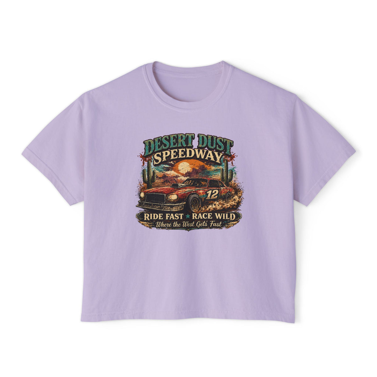 Desert Dust SpeedwayWomen's Boxy Tee
