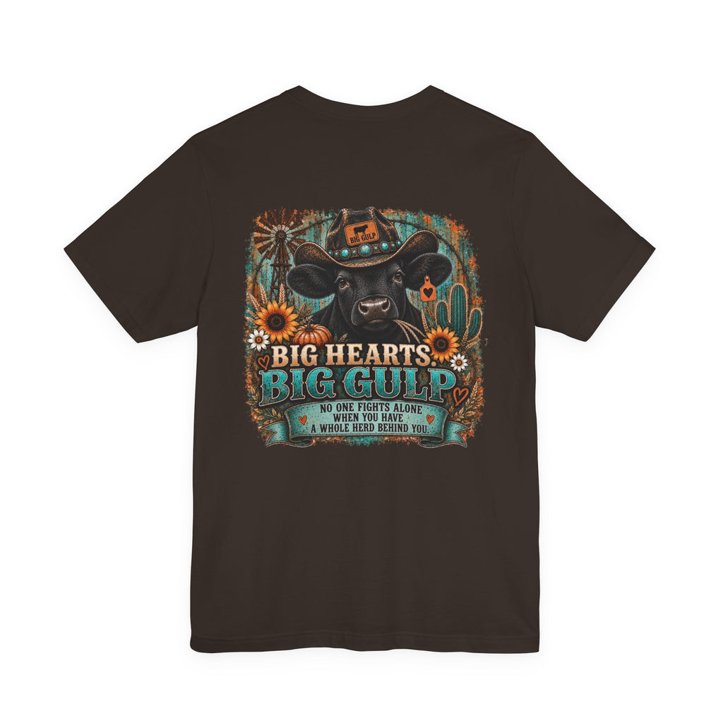 “Big Gulp Benefit” Short Sleeve Tee