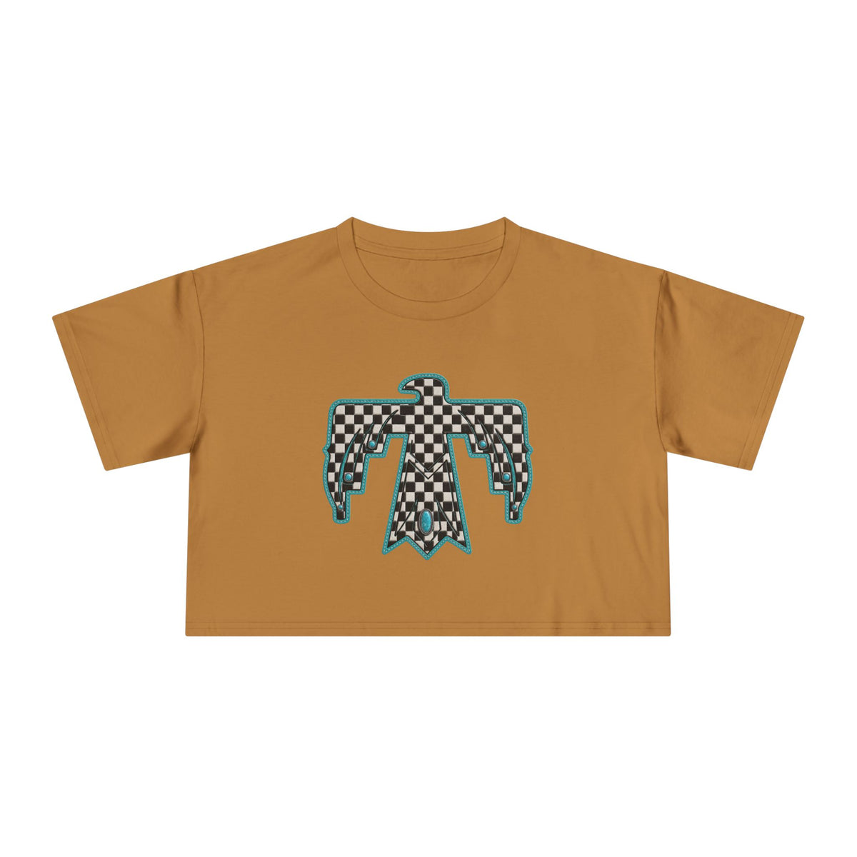 T-Bird checkered cropped T