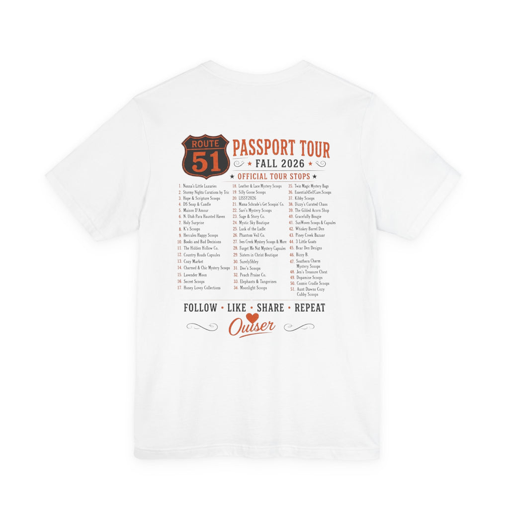 Dreamers Town Route 51 Passport Tee