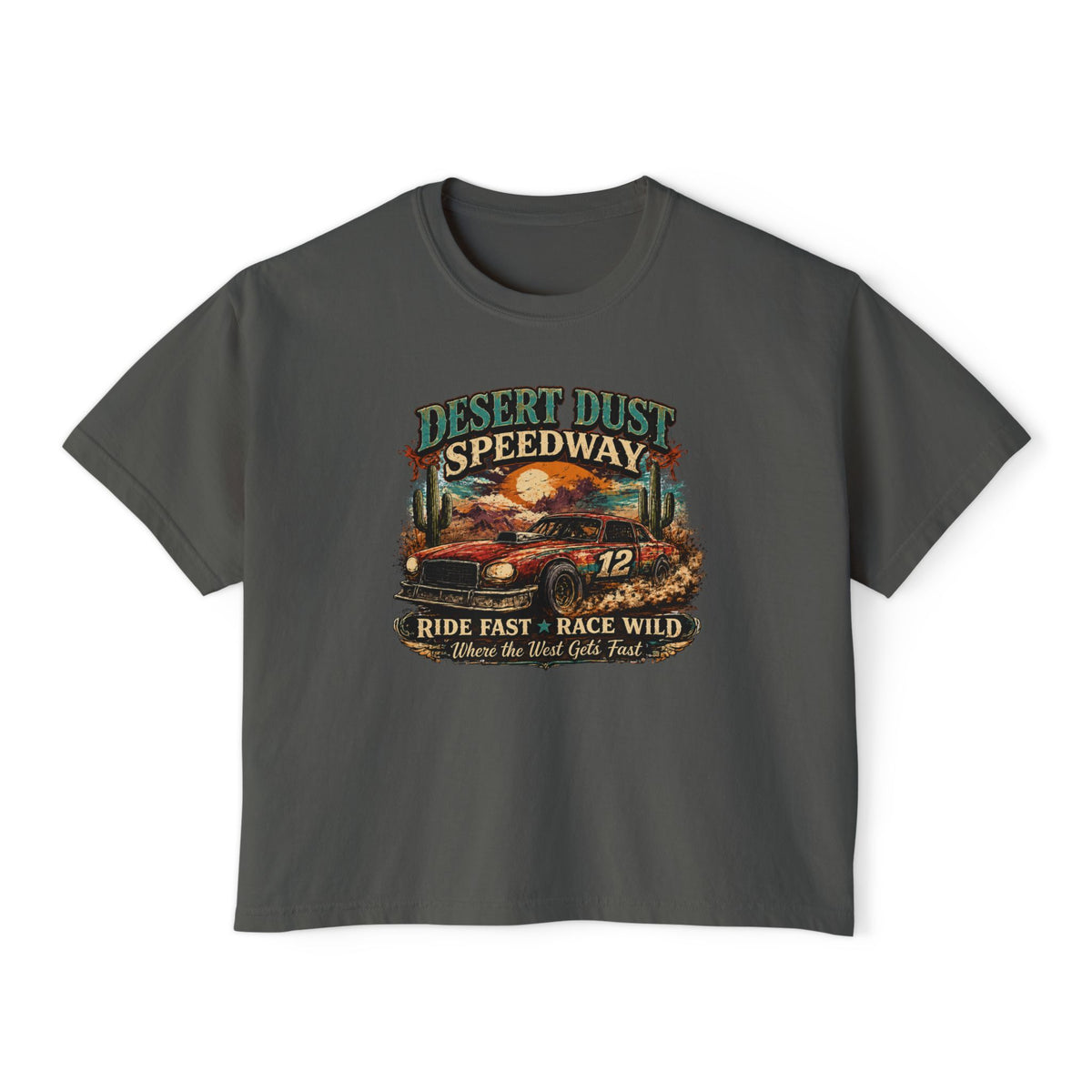 Desert Dust SpeedwayWomen's Boxy Tee