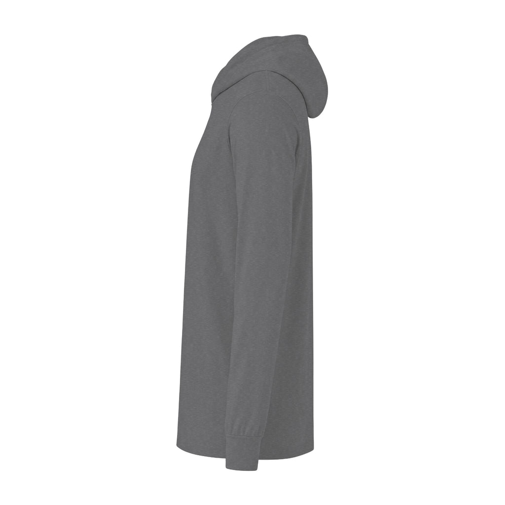 Black/white spooky Hooded Long Sleeve Tee