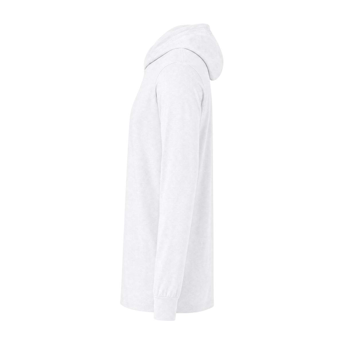 Black/white spooky Hooded Long Sleeve Tee