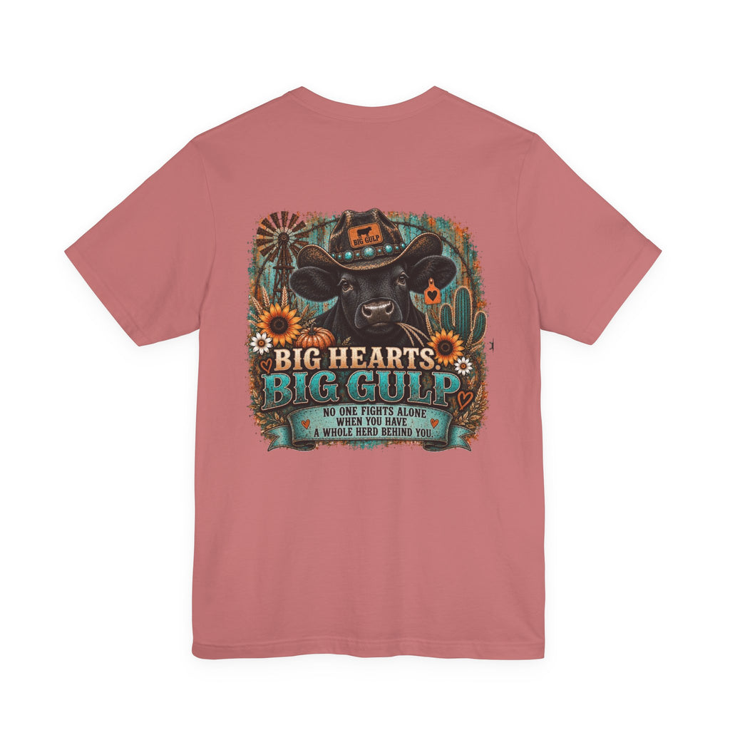“Big Gulp Benefit” Short Sleeve Tee