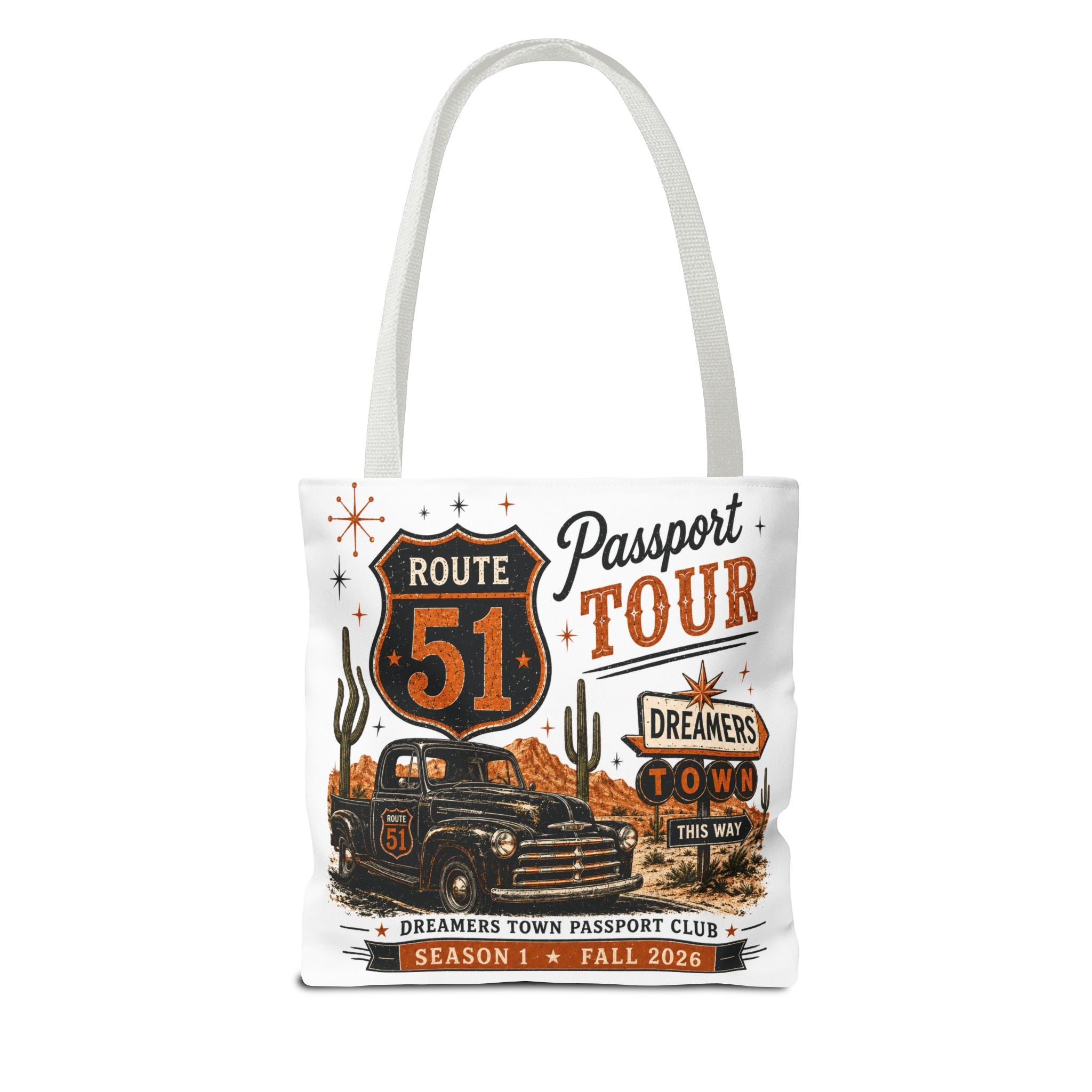 Route 51 Passport Tour Tote Bag (AOP)