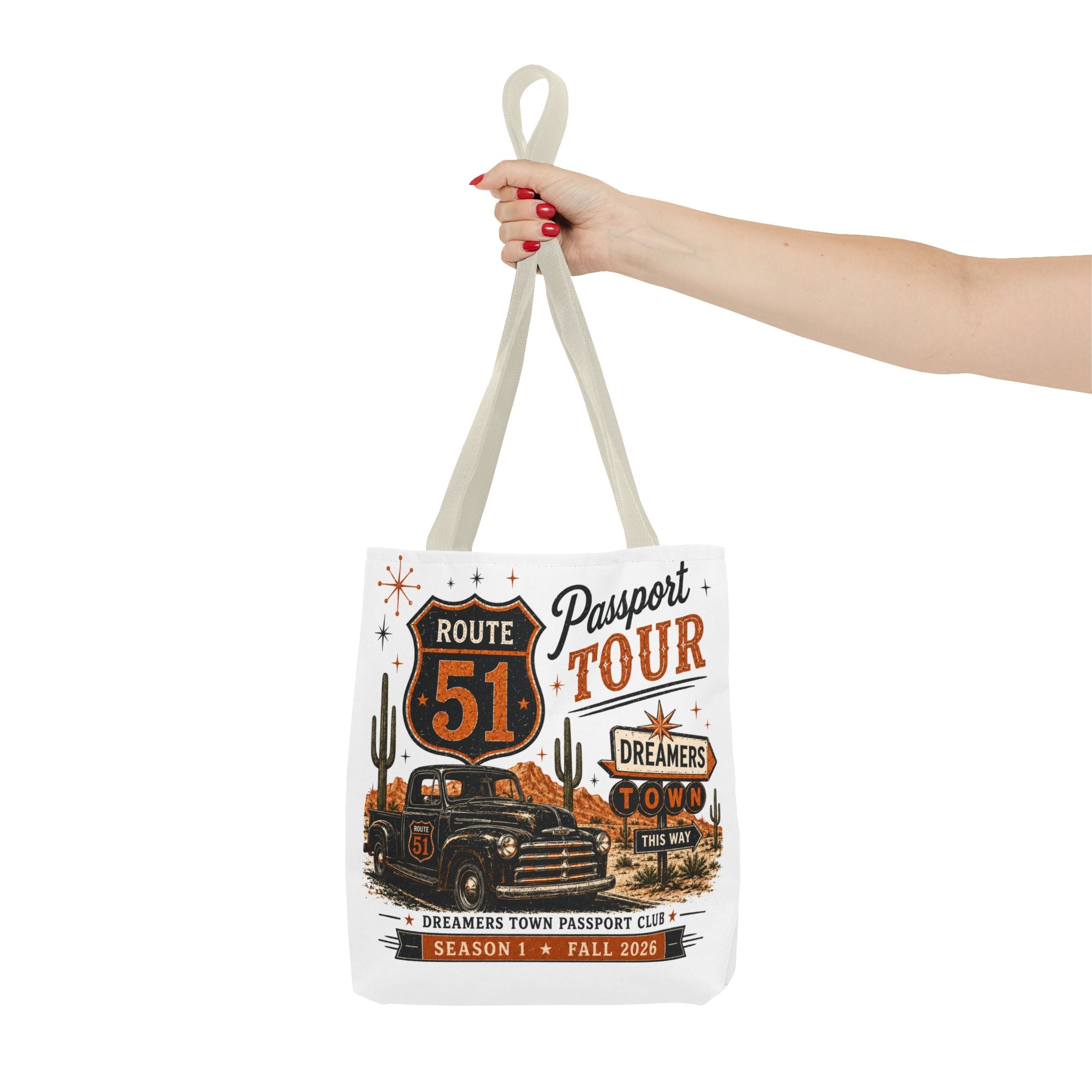 Route 51 Passport Tour Tote Bag (AOP)