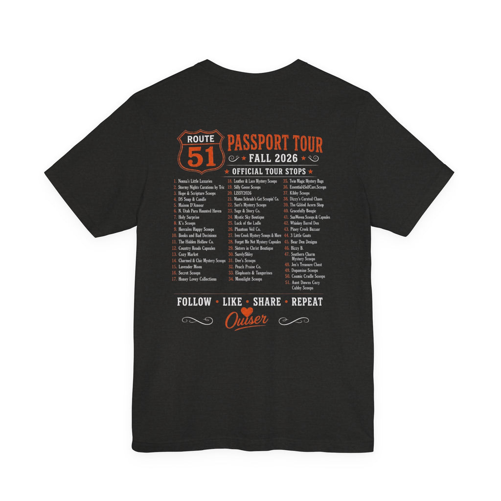 Dreamers Town Route 51 Passport Tour Tee