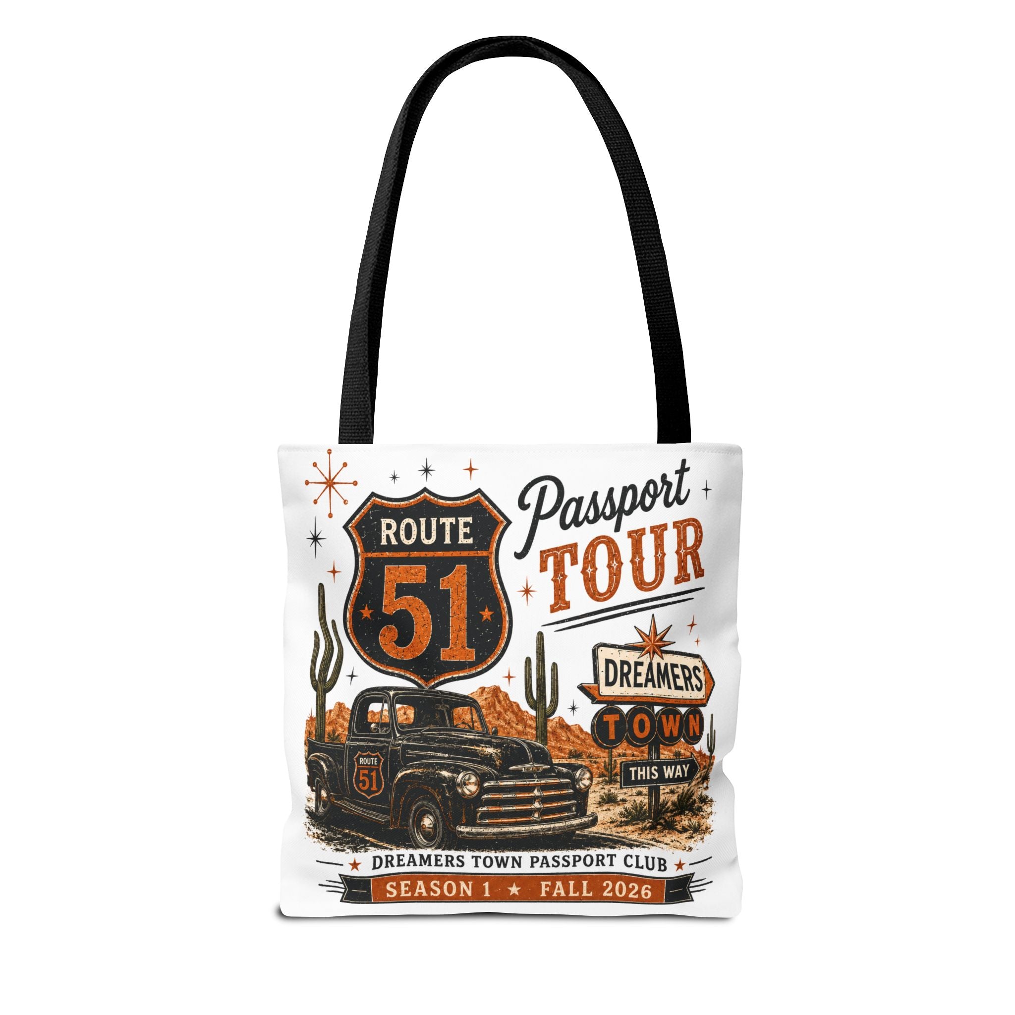 Route 51 Passport Tour Tote Bag (AOP)