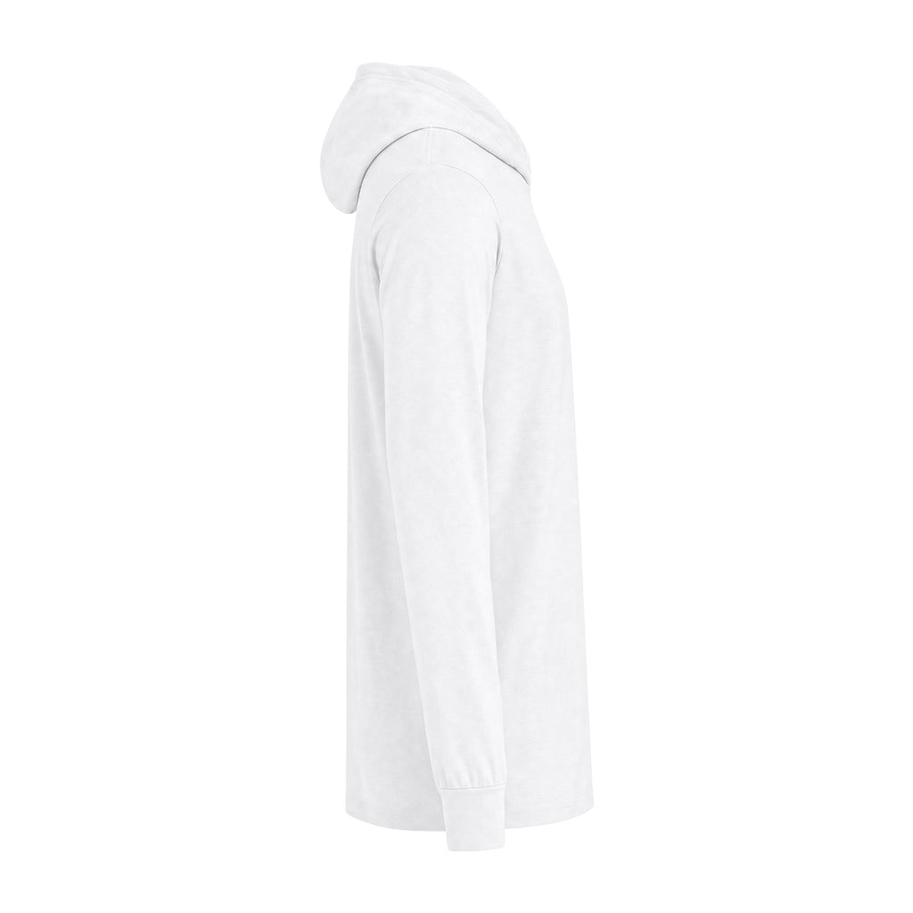 Black/white spooky Hooded Long Sleeve Tee