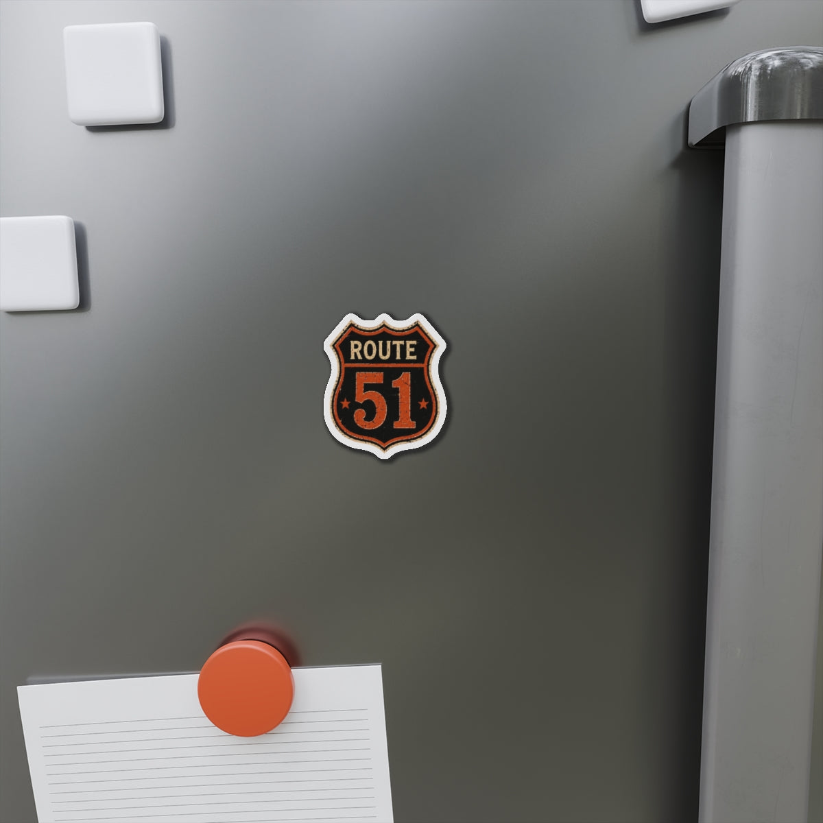Dreamers Town Route 51 Die-Cut Magnets
