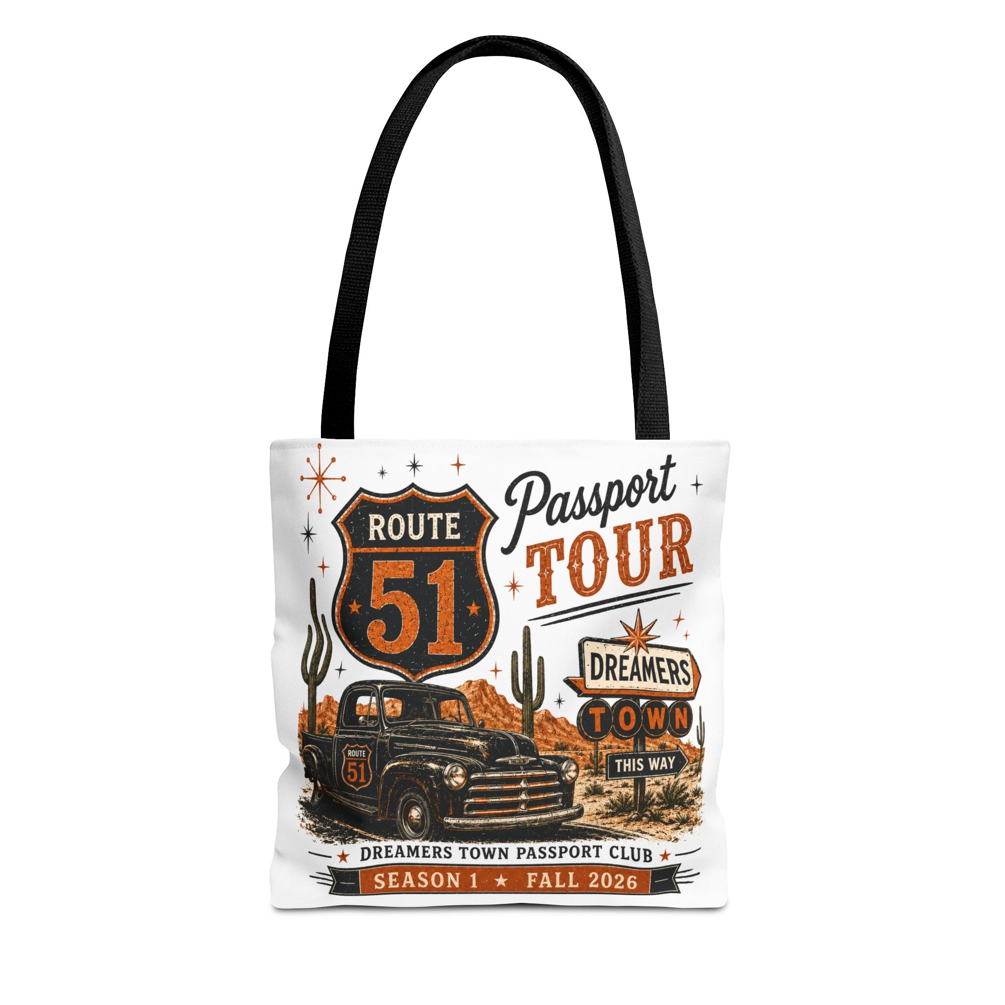 Route 51 Passport Tour Tote Bag (AOP)