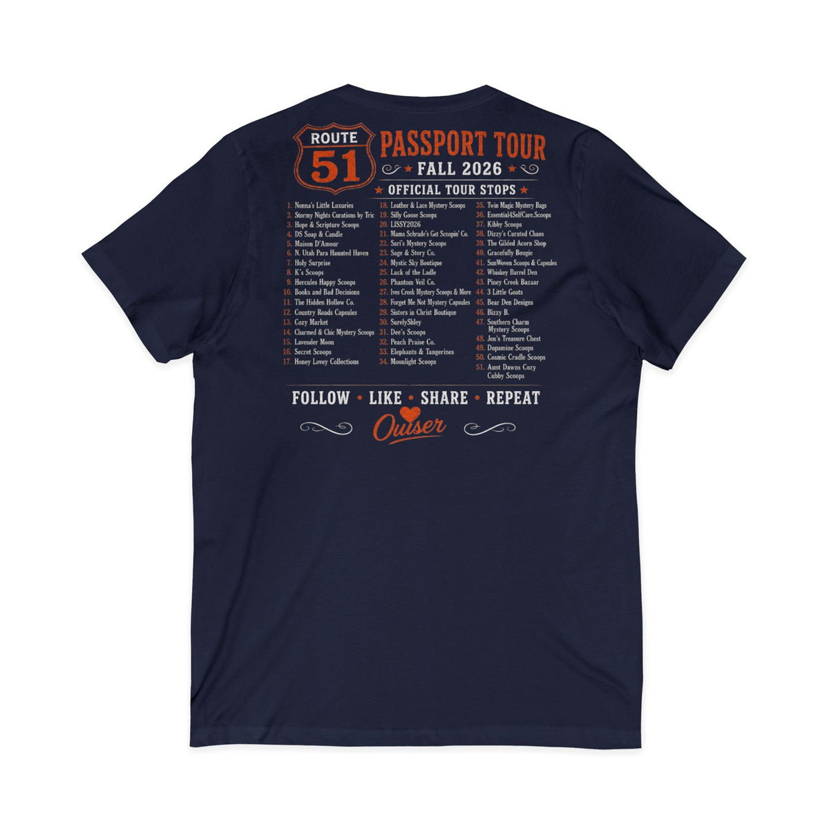 Unisex Jersey Short Sleeve V-Neck Tee