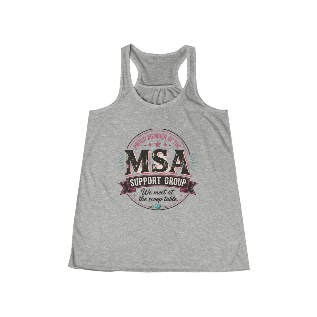 MSA support group Women's Flowy Racerback Tank