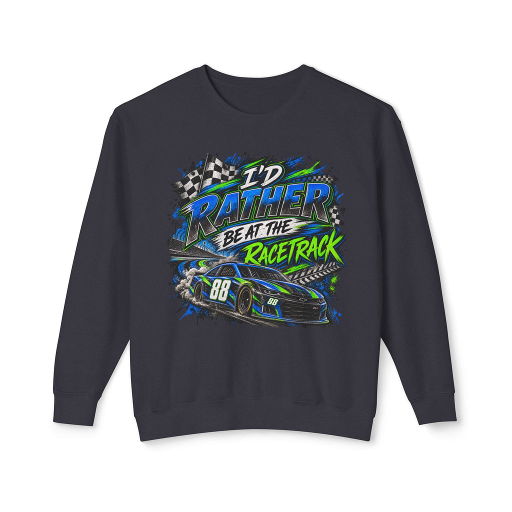 Rather be racing Lightweight Crewneck Sweatshirt