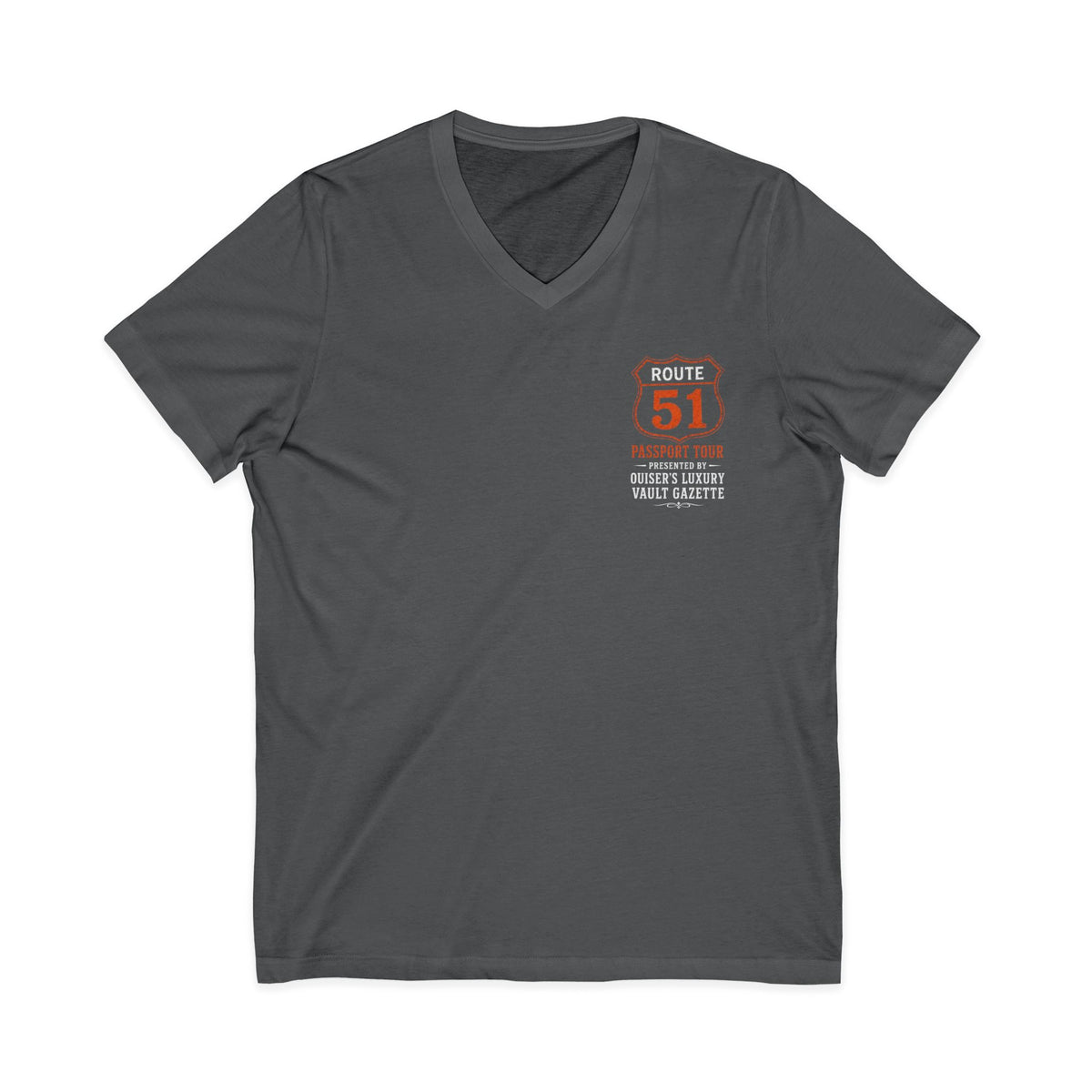 Unisex Jersey Short Sleeve V-Neck Tee