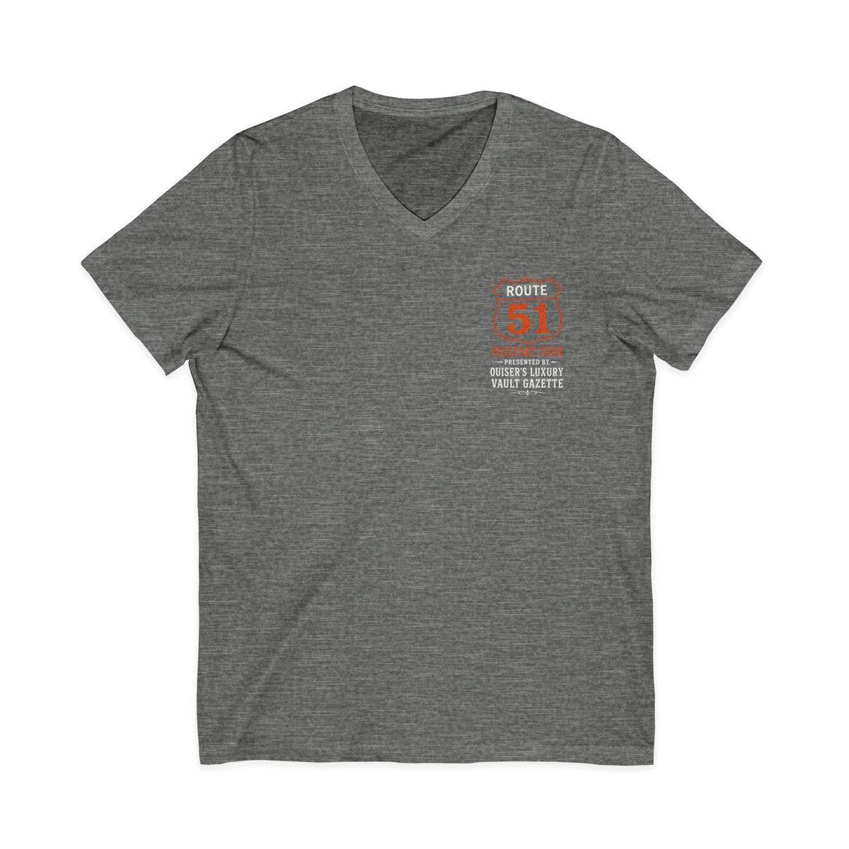 Unisex Jersey Short Sleeve V-Neck Tee