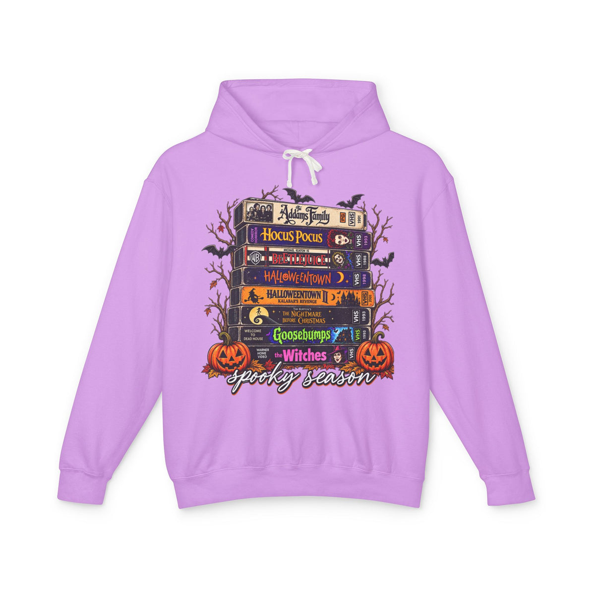 Spooky season Lightweight Hooded Sweatshirt