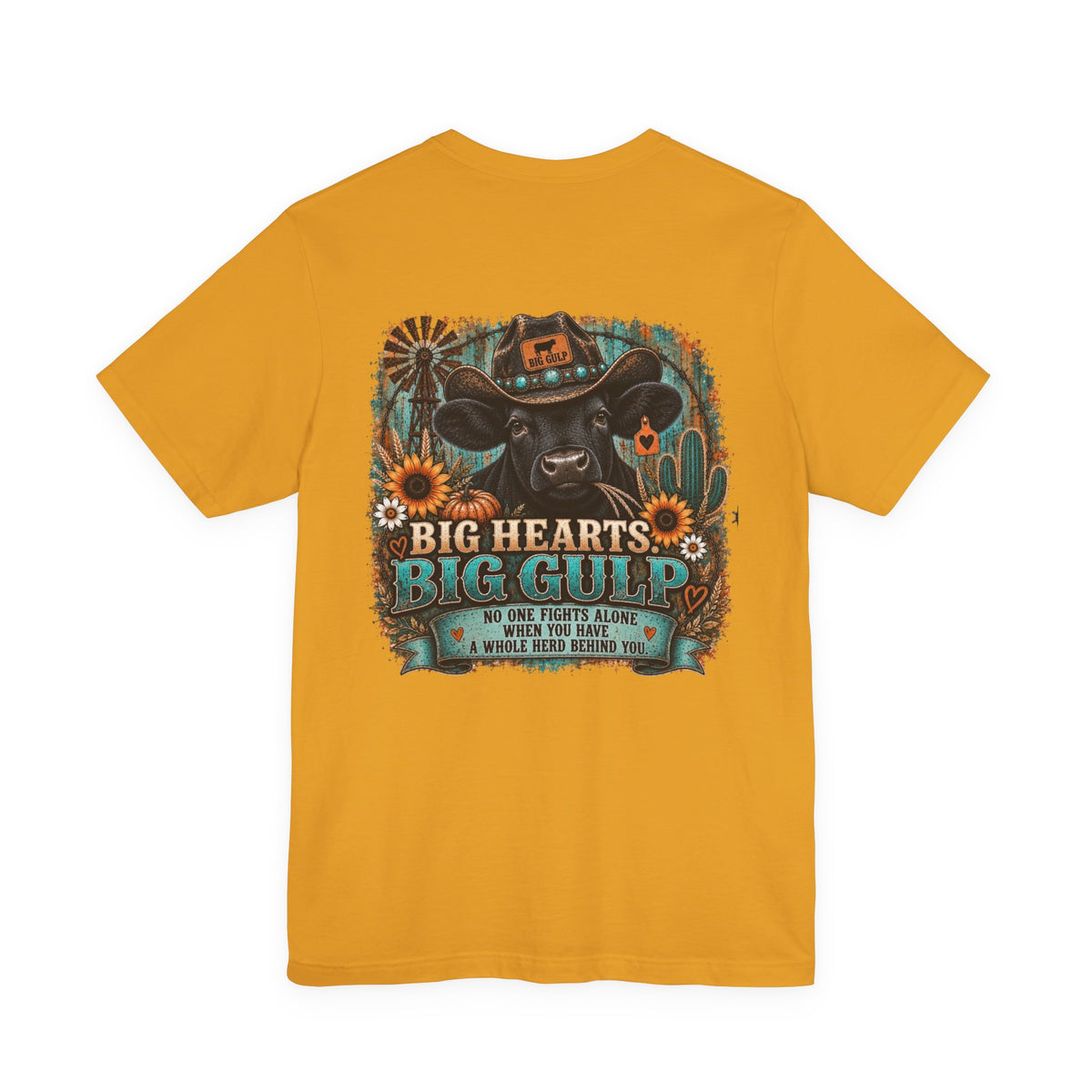 “Big Gulp Benefit” Short Sleeve Tee