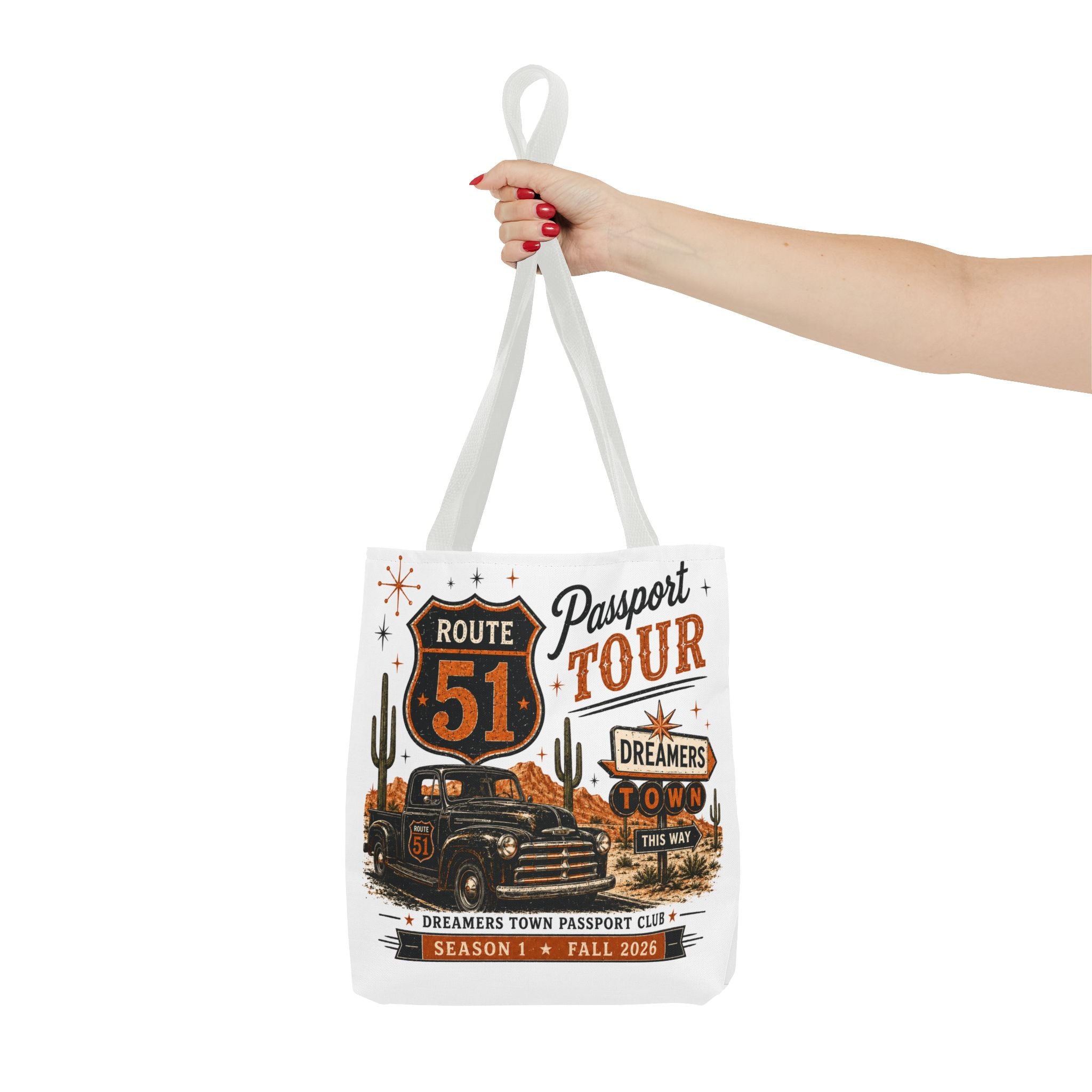 Route 51 Passport Tour Tote Bag (AOP)