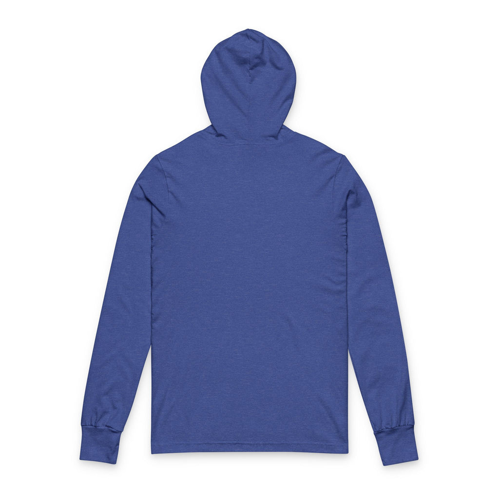Black/white spooky Hooded Long Sleeve Tee