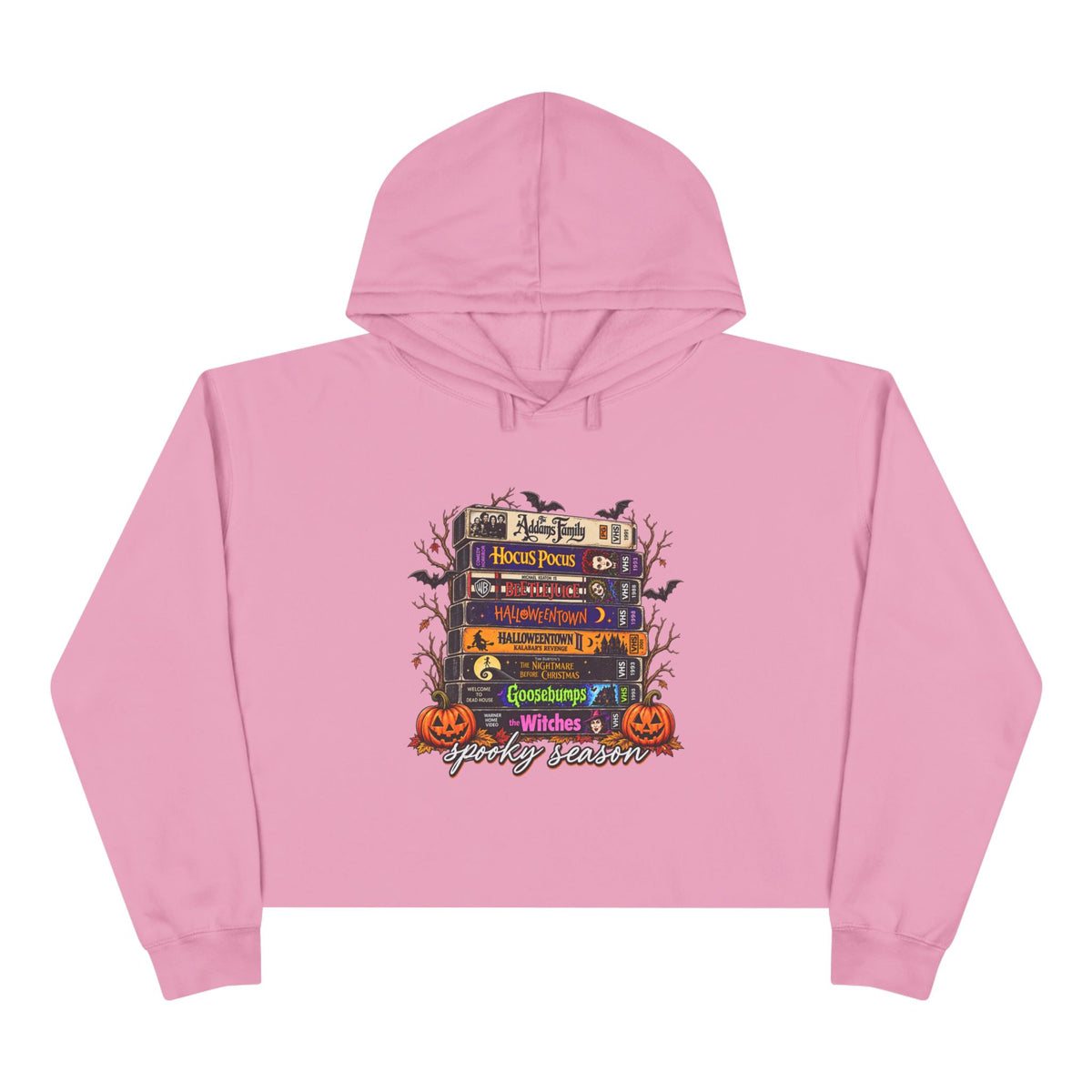 Spooky season Crop Hoodie
