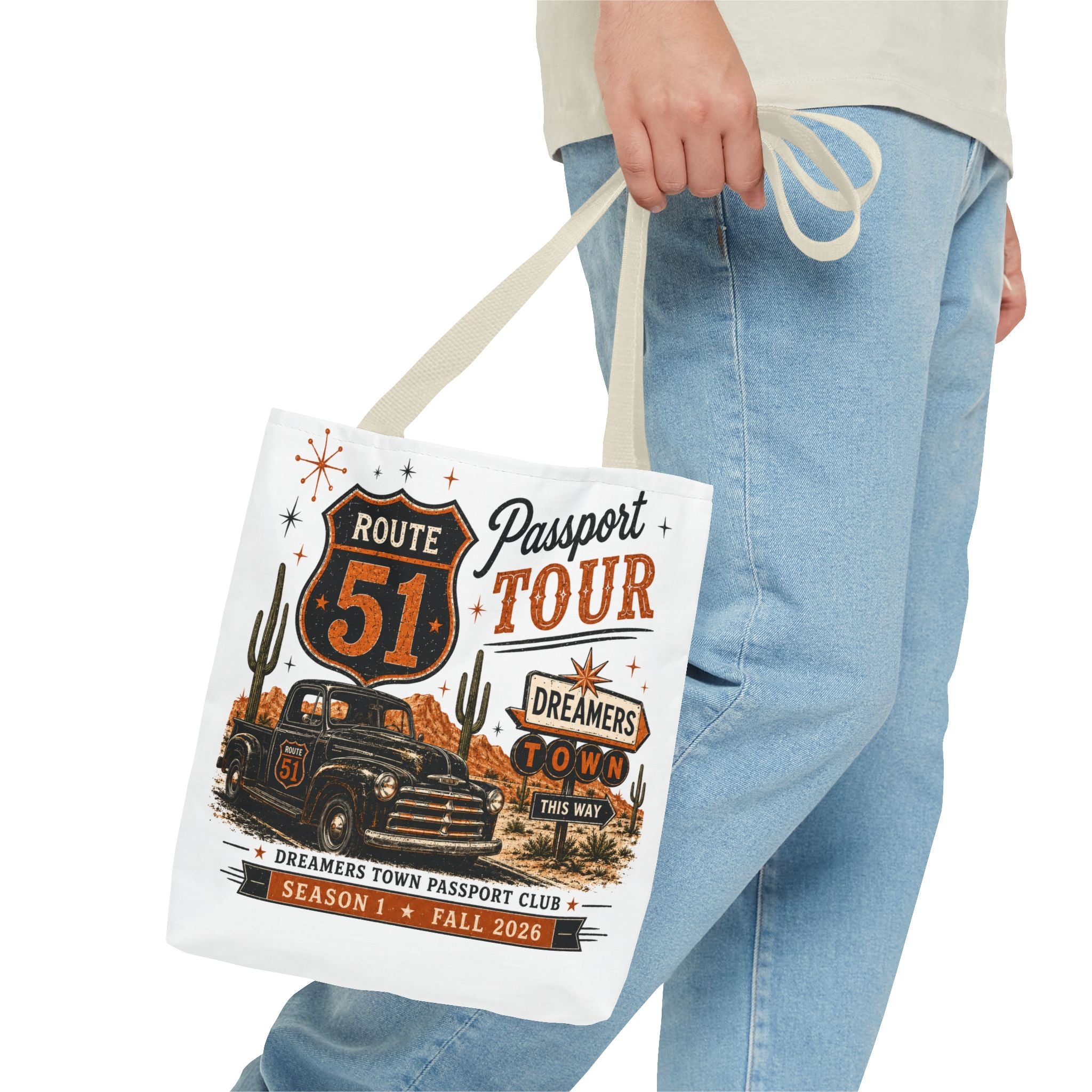 Route 51 Passport Tour Tote Bag (AOP)