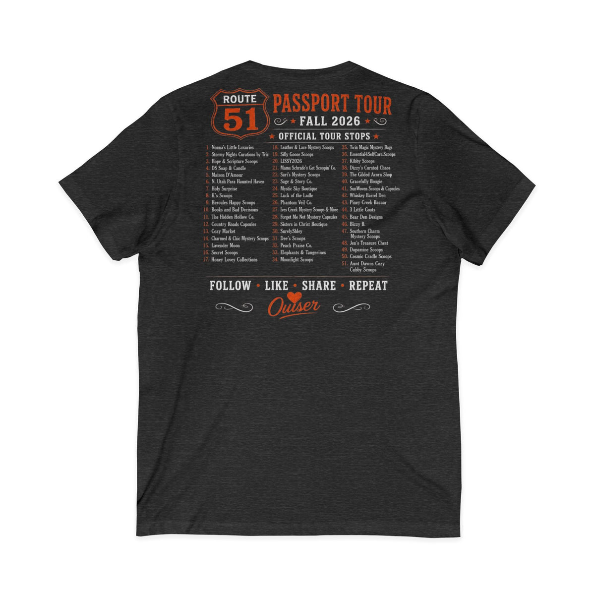 Unisex Jersey Short Sleeve V-Neck Tee