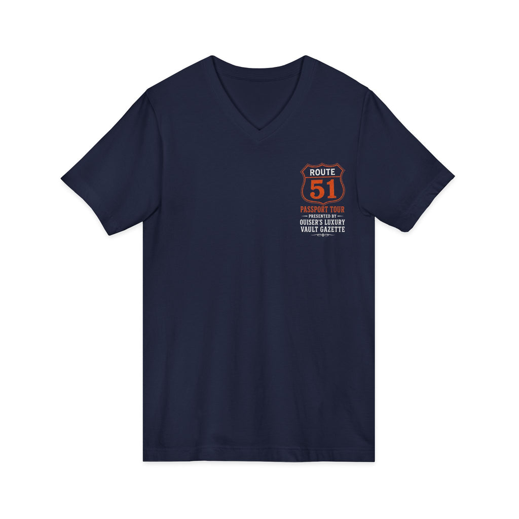 Unisex Jersey Short Sleeve V-Neck Tee