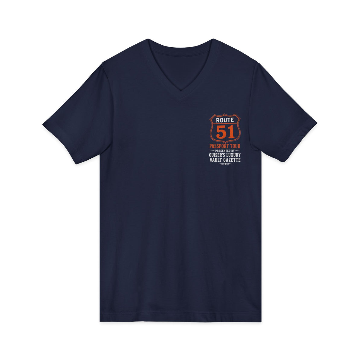 Unisex Jersey Short Sleeve V-Neck Tee